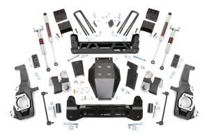 GMC Sierra 2500 HD Suspension Lift Kit - Front + Rear - Rough Country - NTD 5 Inch w/ Overloads - '20-'25